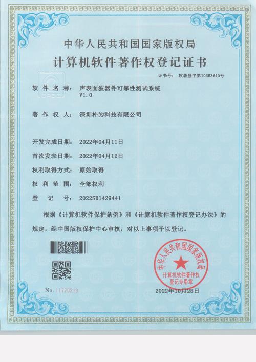 朴为科技喜获多项软件著作权证书，技术创新与知识产权保护双丰收